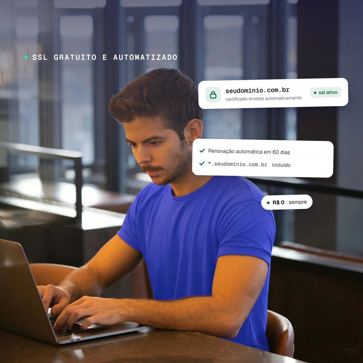 SSL gratuito e automatizado